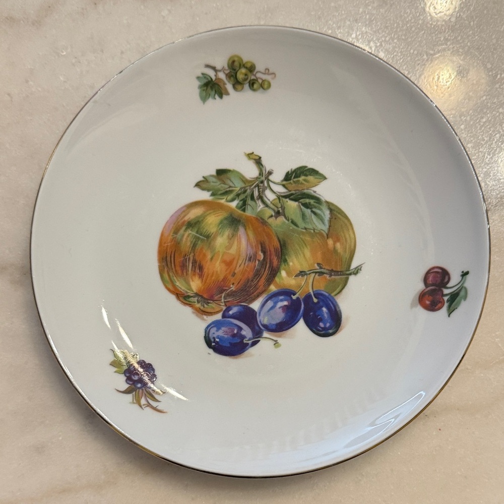 Vintage Kahla Fine Bohemian China Plate 7.5”